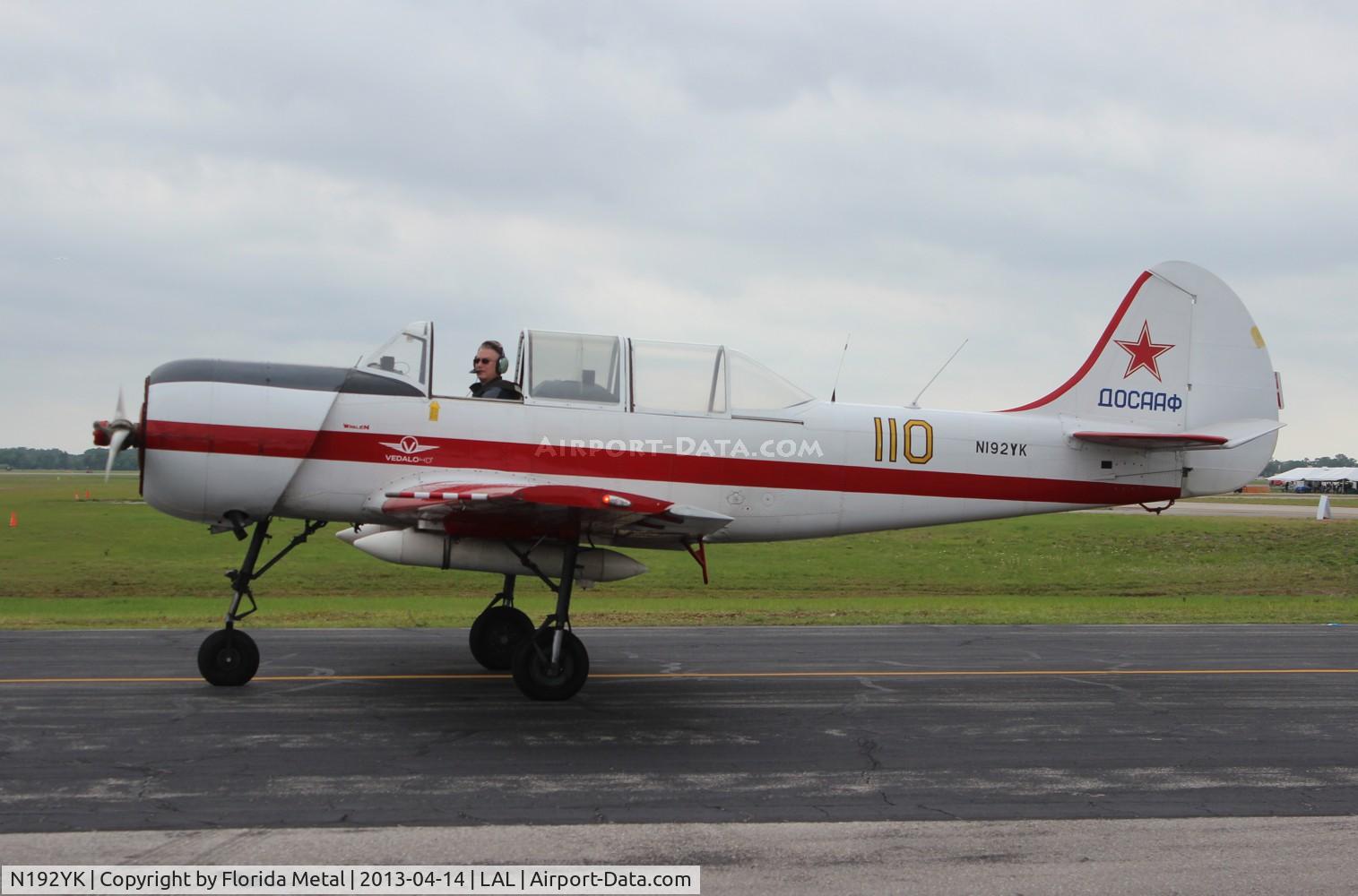 N192YK, 1990 Yakovlev Yak-52 C/N 9011008, Yak 52