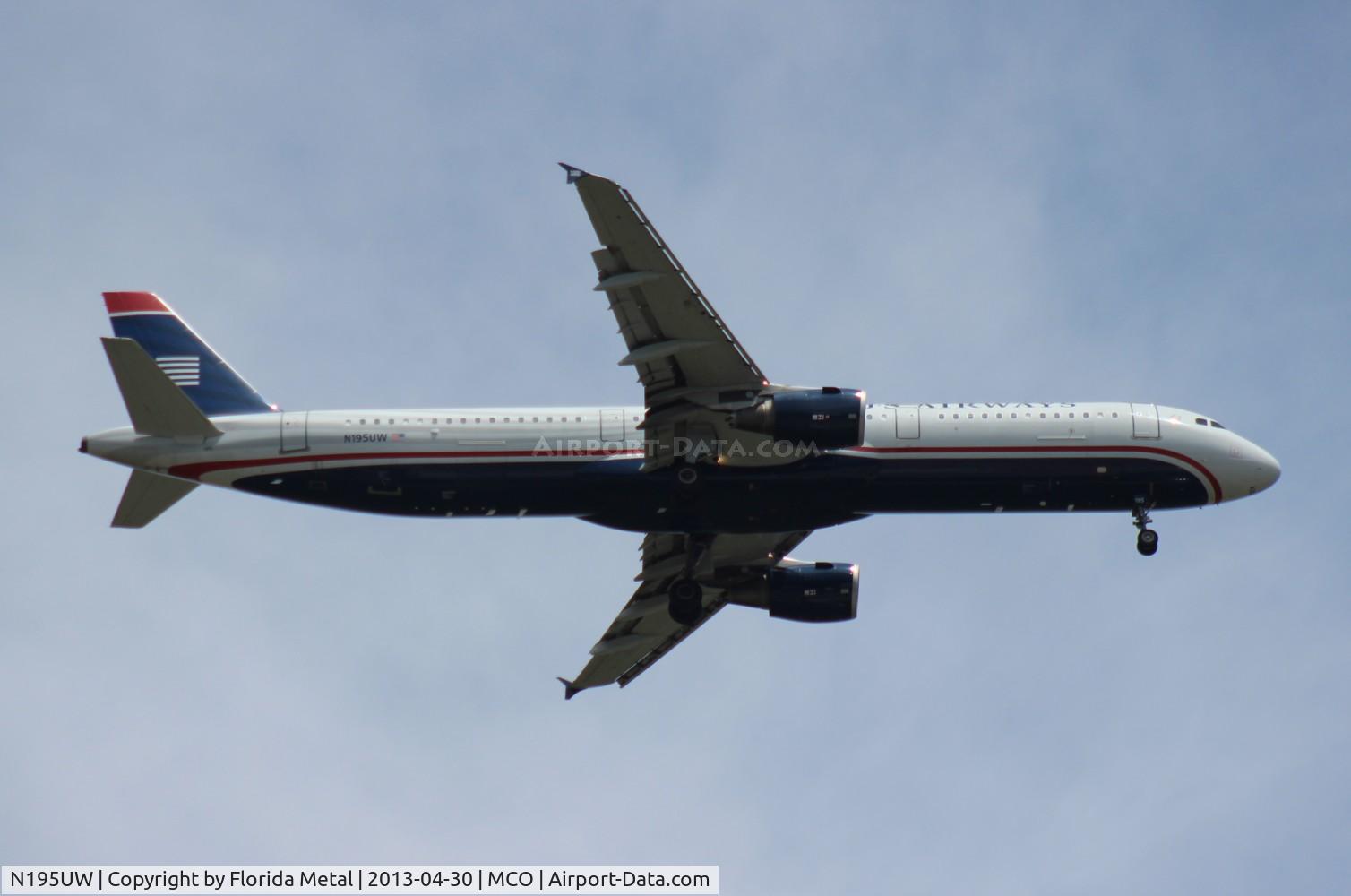 N195UW, 2008 Airbus A321-211 C/N 3633, US Airways A321