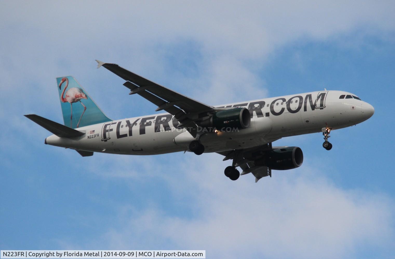 N223FR, 2006 Airbus A320-214 C/N 2695, Frontier Francesca the Flamingo A320
