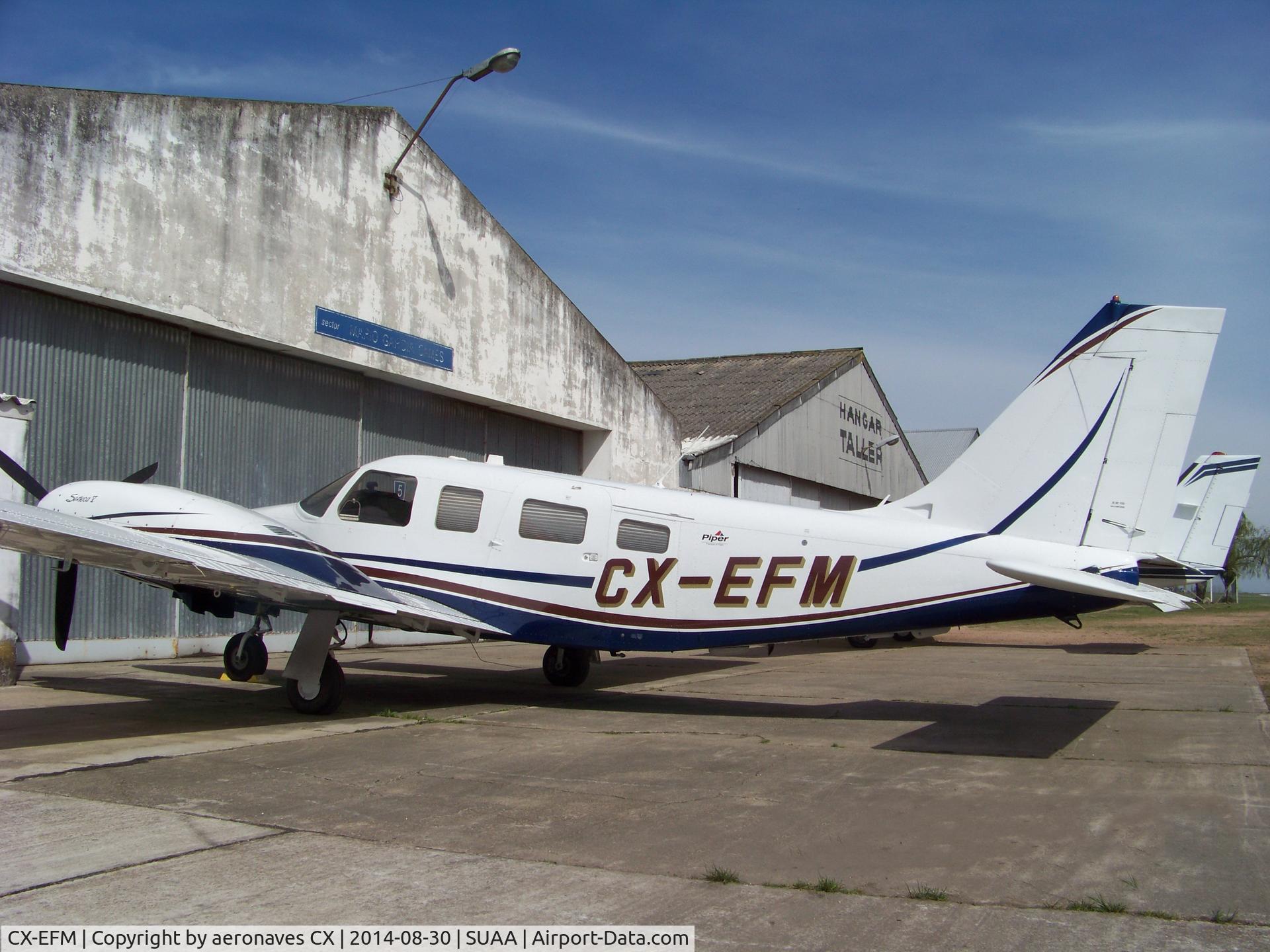 CX-EFM, 1999 Piper PA-34-220T Seneca V C/N 34-49141, uno de los pocos Seneca V en Uruguay,