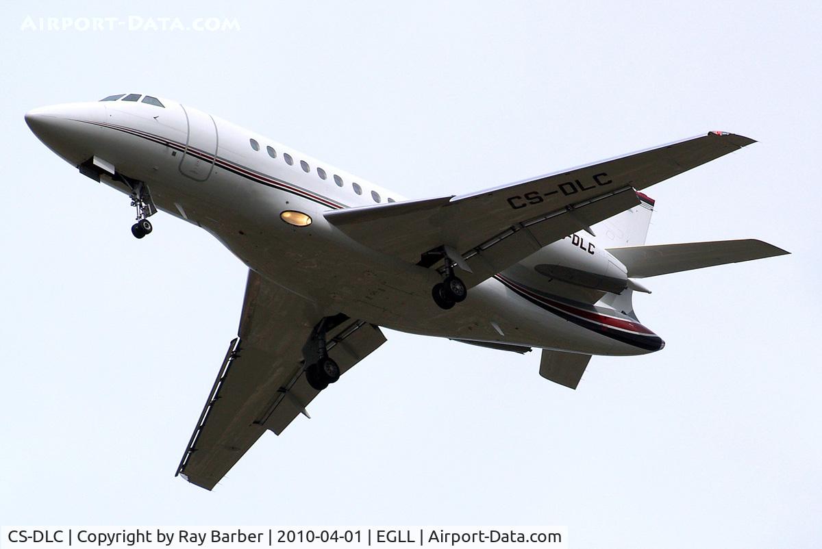 CS-DLC, 2006 Dassault Falcon 2000EX C/N 98, Dassault Falcon 2000EX EASy [98] (NetJets Europe) Home~G 01/04/2010. On approach 27R.