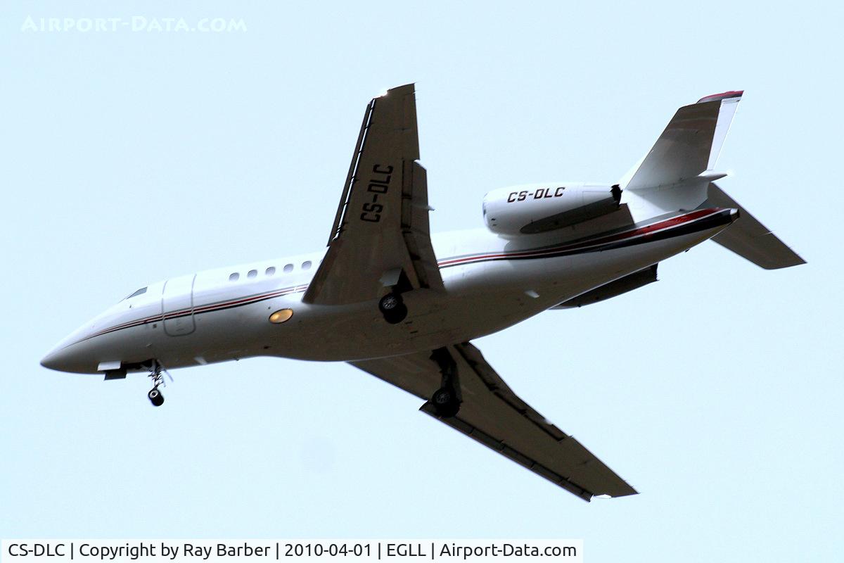CS-DLC, 2006 Dassault Falcon 2000EX C/N 98, Dassault Falcon 2000EX EASy [98] (NetJets Europe) Home~G 01/04/2010. On approach 27R.