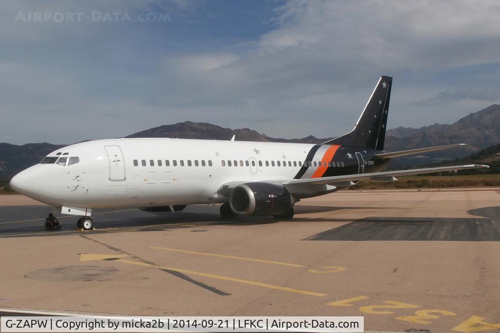 G-ZAPW, 1988 Boeing 737-3L9 C/N 24219, Parked