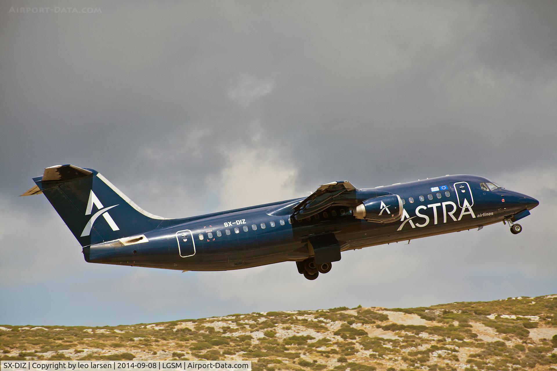 SX-DIZ, 1991 British Aerospace BAe.146-300 C/N E3206, Samos 8.9.14