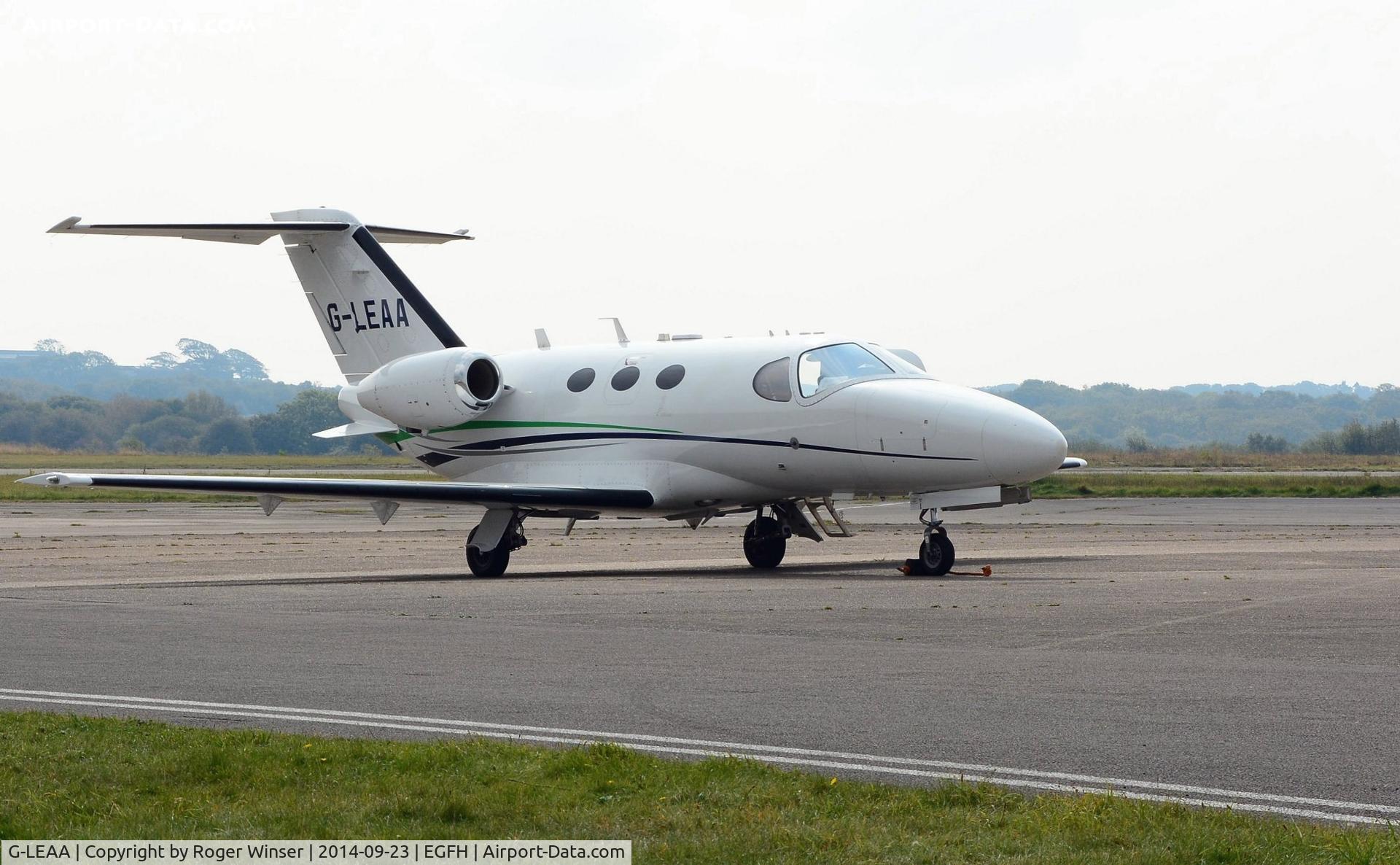G-LEAA, 2007 Cessna 510 Citation Mustang Citation Mustang C/N 510-0072, Visiting Citation Mustang operated by London Executive Aviation.