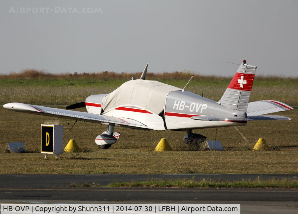 HB-OVP, 1963 Piper PA-28-160 Cherokee Cherokee C/N 28-756, Parked in the grass...