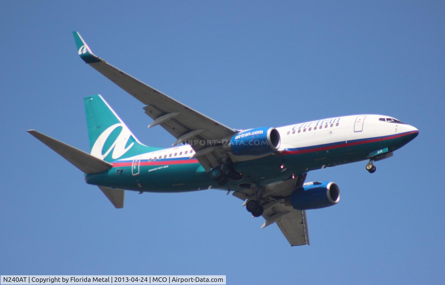N240AT, 2005 Boeing 737-76N C/N 32657, Air Tran 737-700
