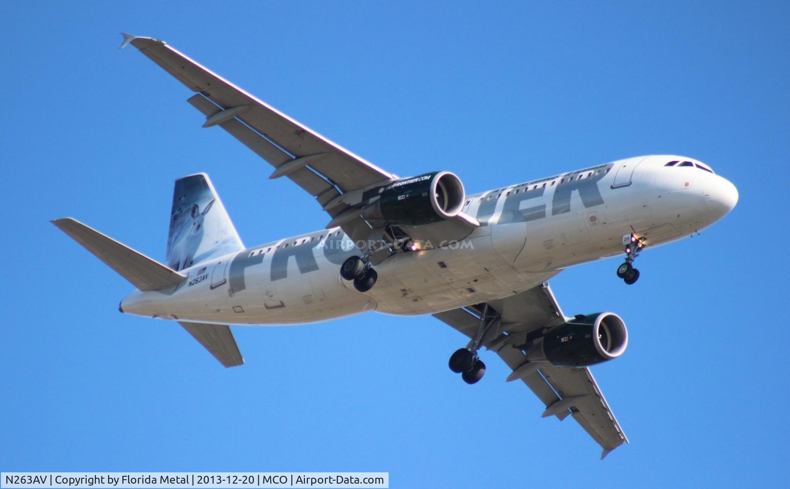 N263AV, 2002 Airbus A320-214 C/N 1860, Frontier Jack the Rabbit A320 - Since been renumbered N219FR