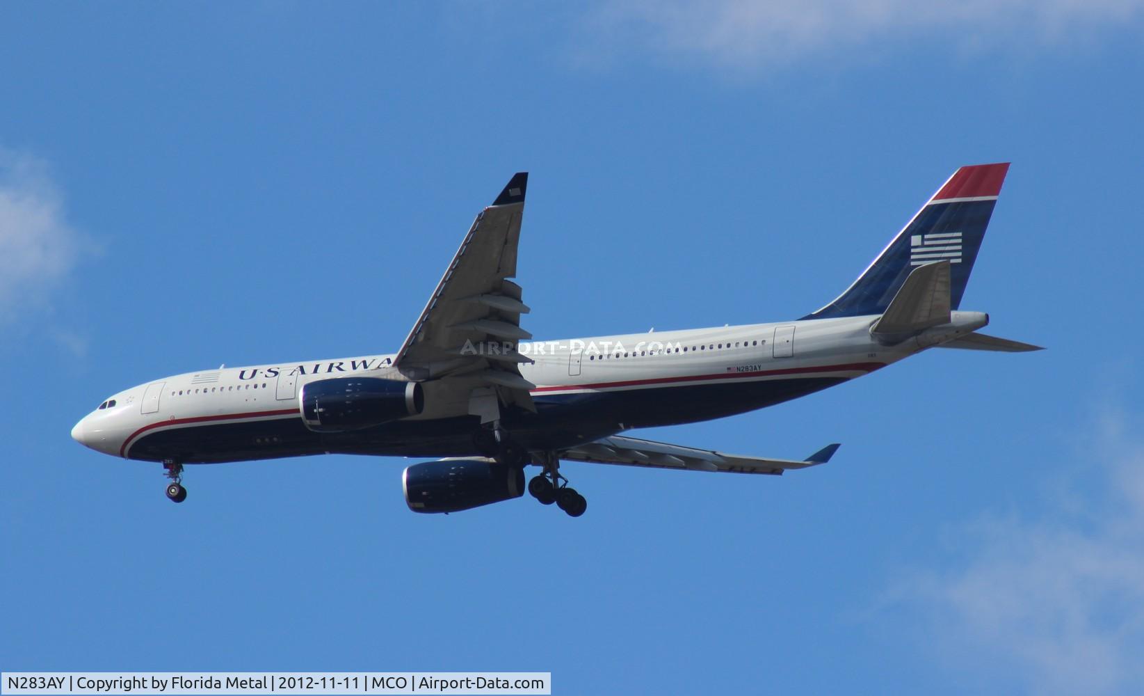 N283AY, 2009 Airbus A330-243 C/N 1076, US Airways A330-200