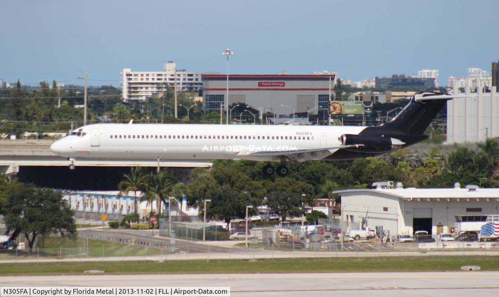 N305FA, 1986 McDonnell Douglas MD-83 (DC-9-83) C/N 49398, Falcon MD-83