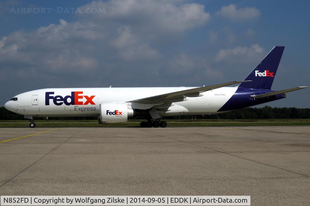 N852FD, 2010 Boeing 777-FS2 C/N 37723, visitor
