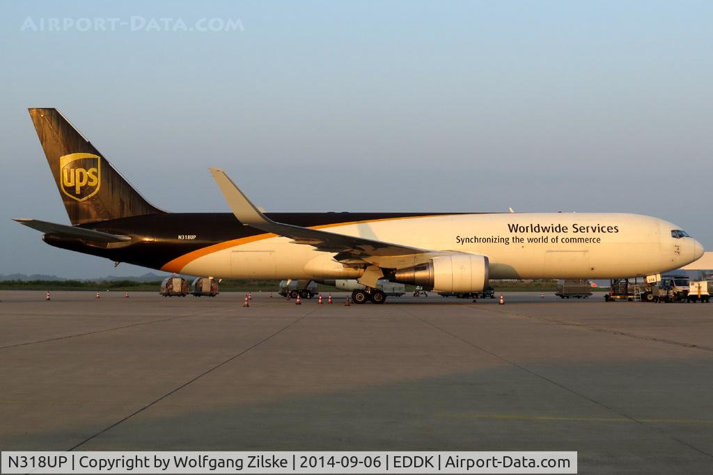 N318UP, 1997 Boeing 767-34AF C/N 27746, Now with winglets