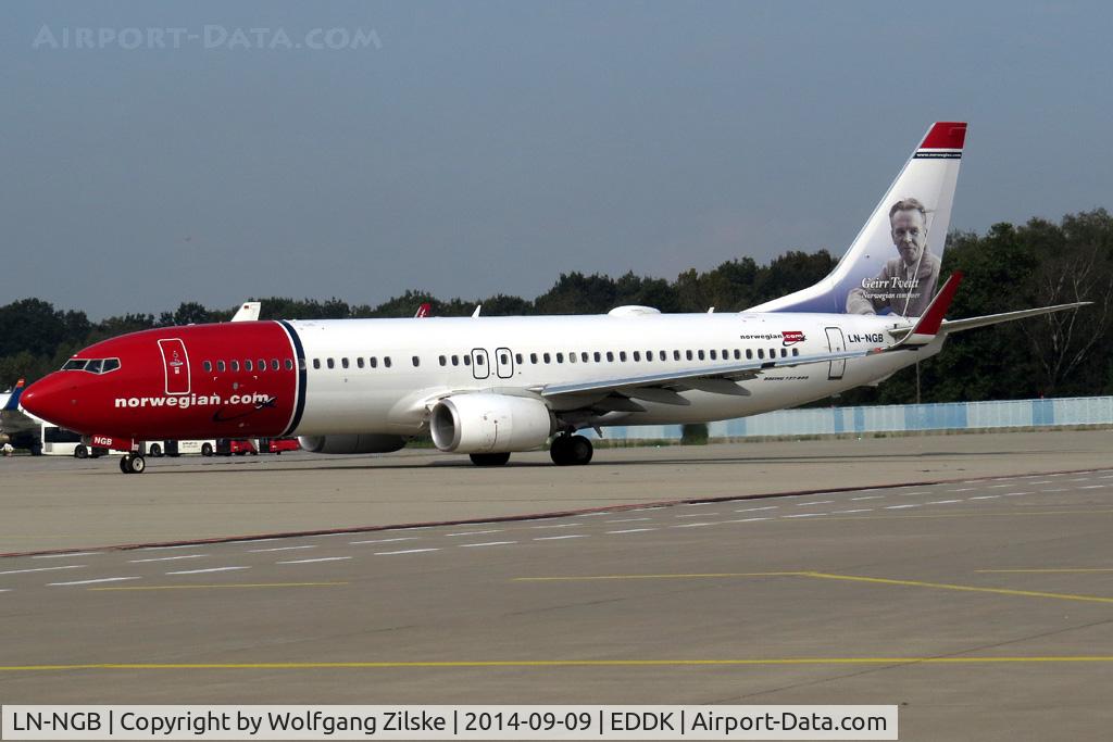 LN-NGB, 2012 Boeing 737-8JP C/N 39015, visitor