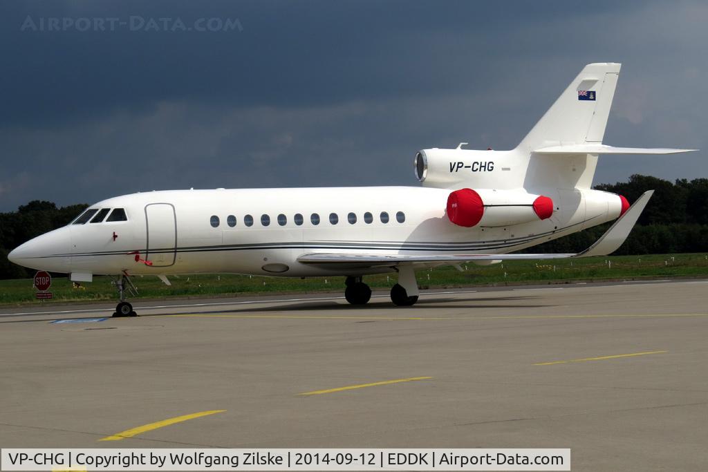 VP-CHG, 1997 Dassault Falcon 50EX C/N 259, visitor