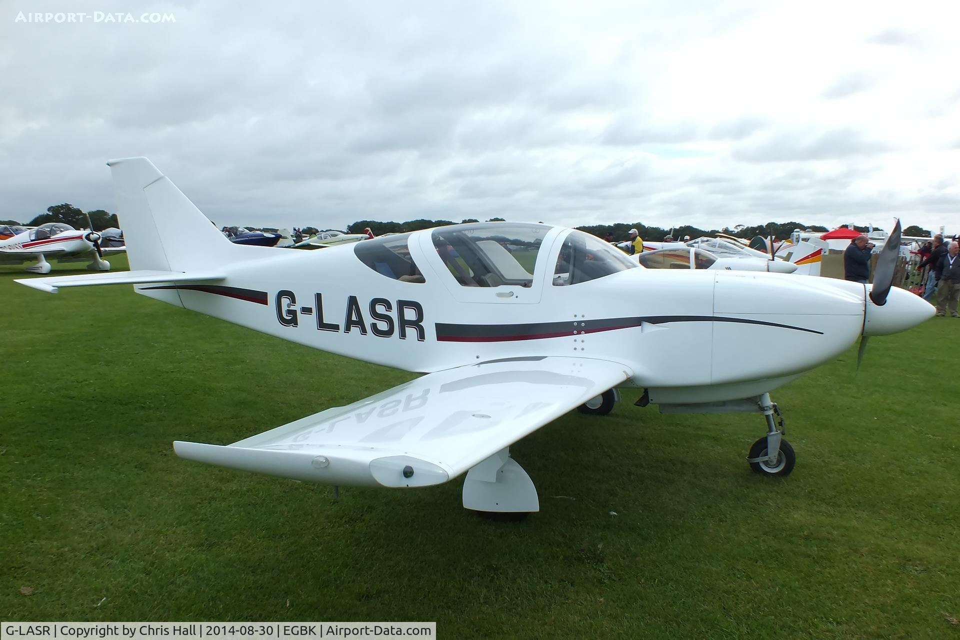 G-LASR, 1990 Stoddard-Hamilton Glasair Super II RG C/N 2027, at the LAA Rally 2014, Sywell