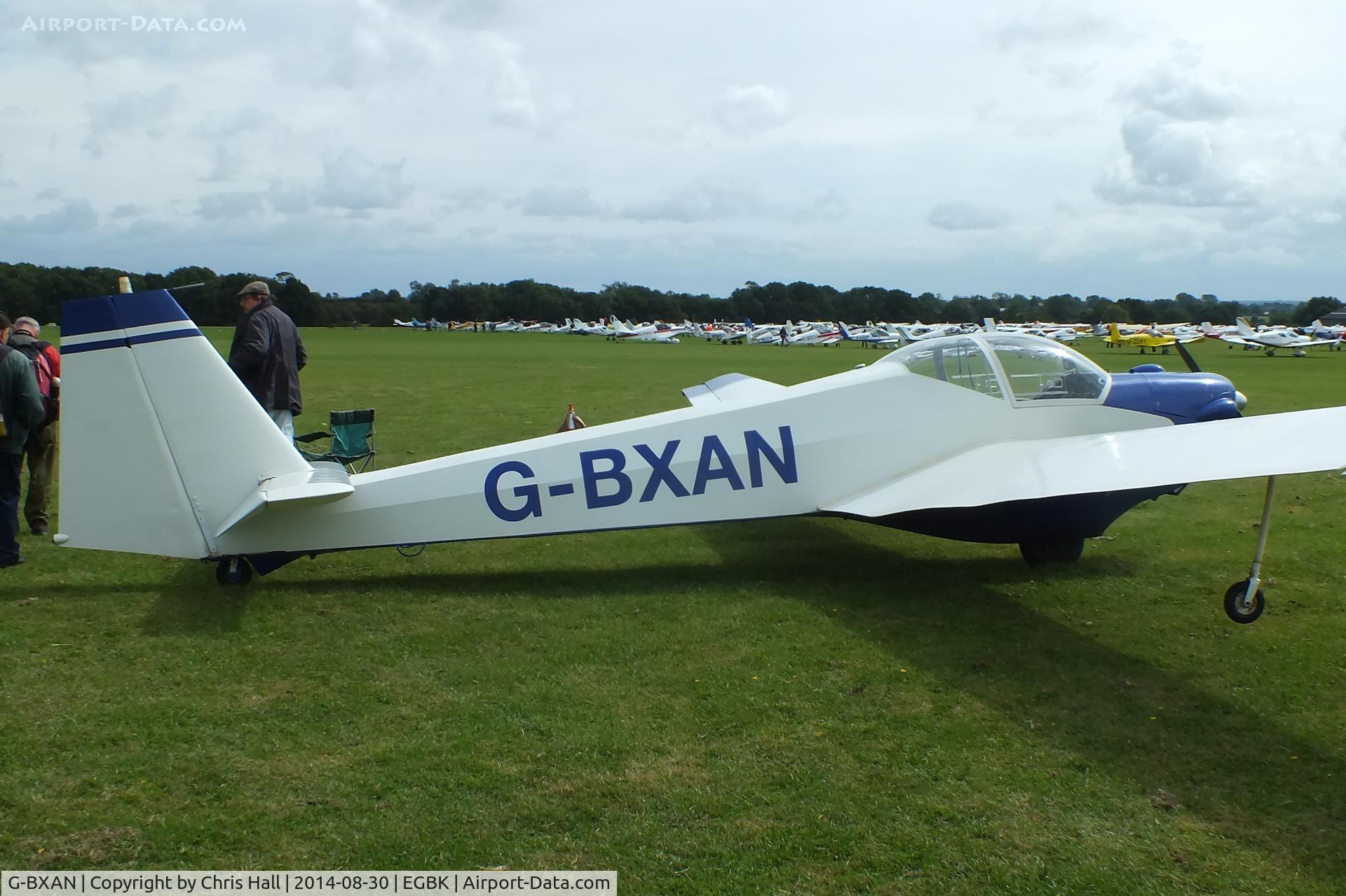 G-BXAN, 1980 Scheibe SF-25C Falke C/N 44299, at the LAA Rally 2014, Sywell