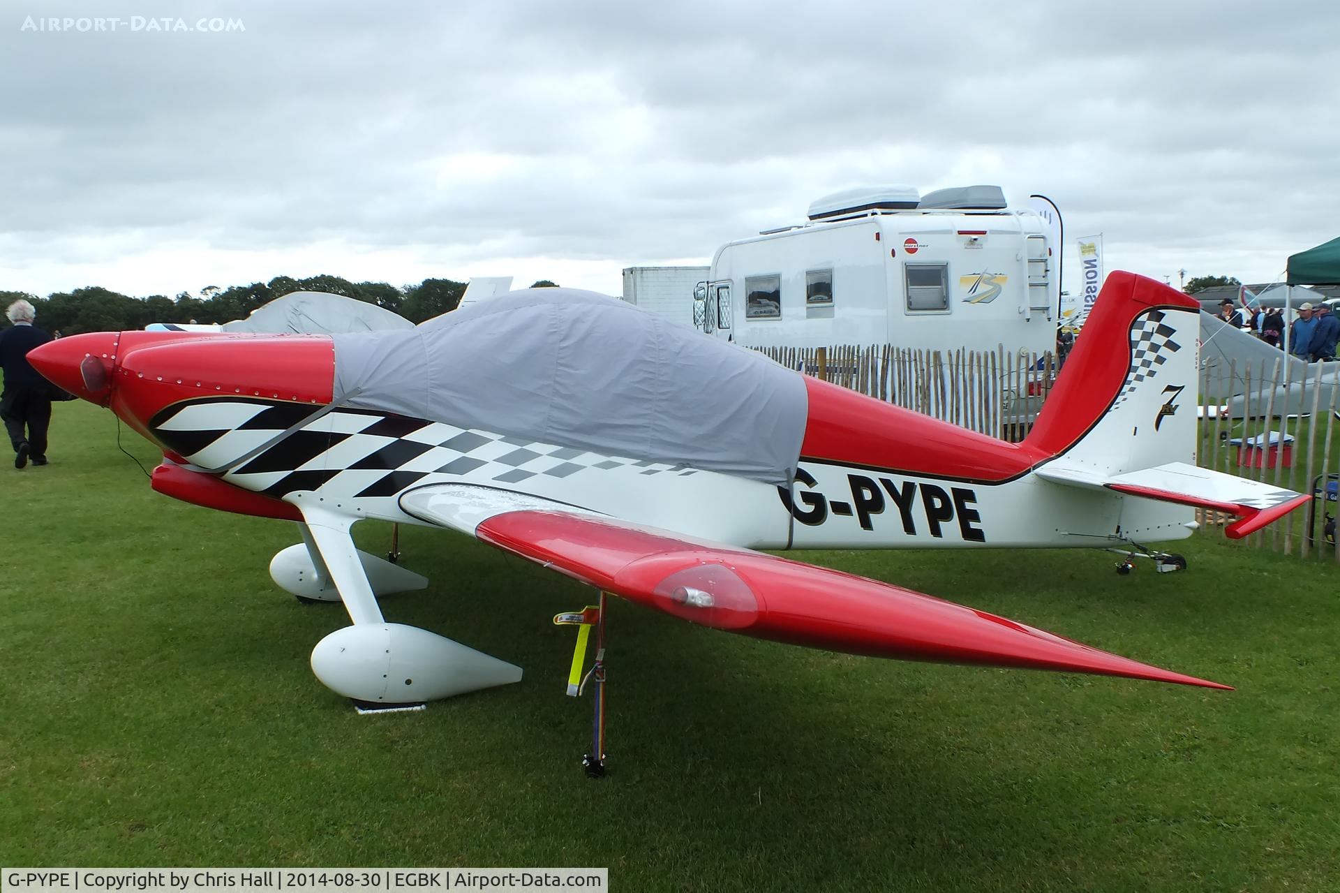 G-PYPE, 2007 Vans RV-7 C/N PFA 323-14398, at the LAA Rally 2014, Sywell