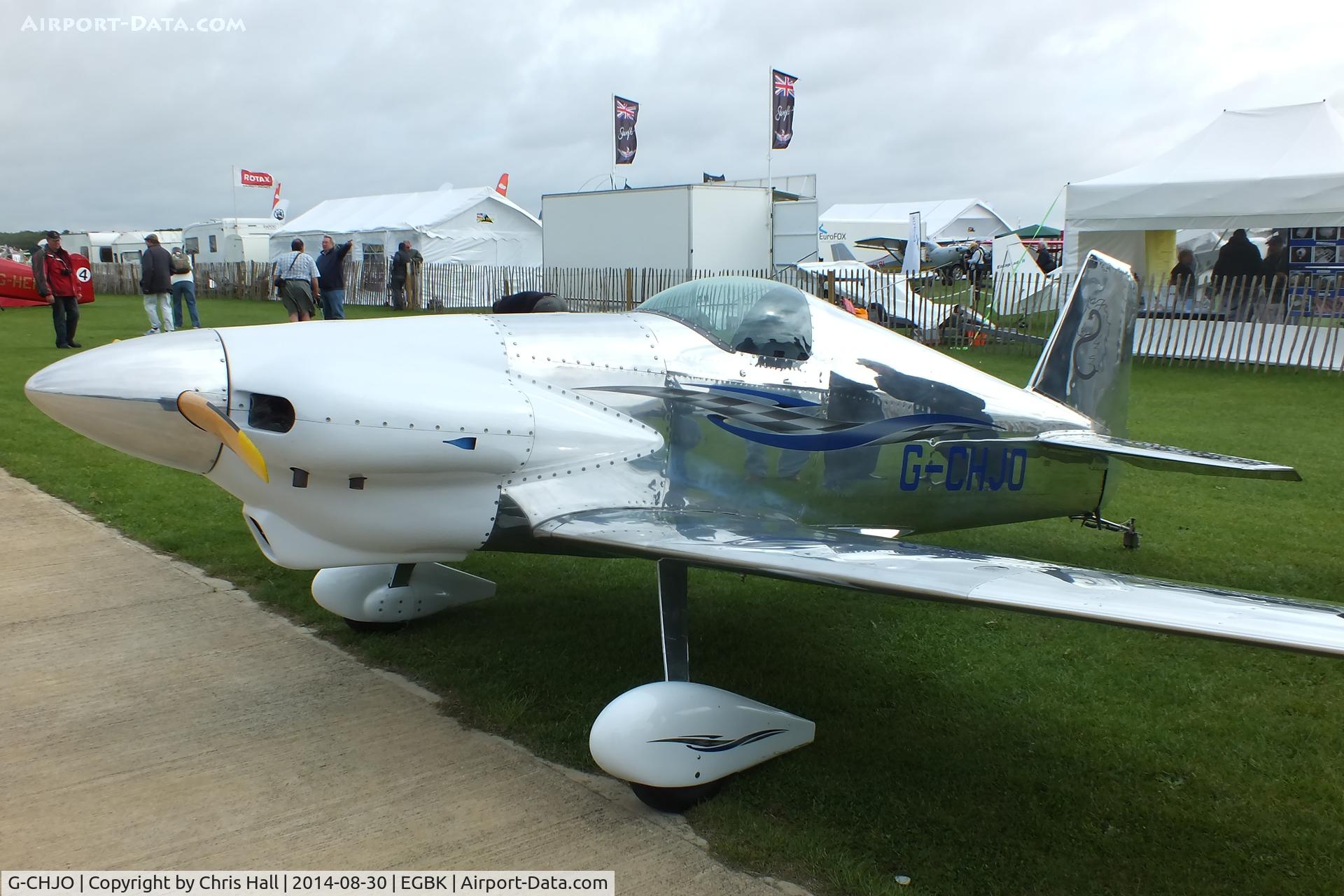 G-CHJO, 1998 Bushby Midget Mustang M-1 C/N 1726, at the LAA Rally 2014, Sywell