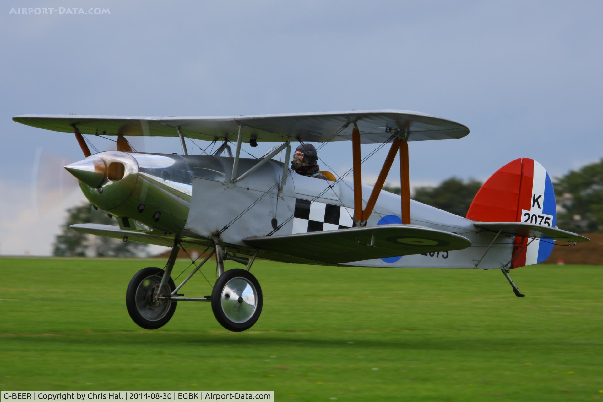 G-BEER, 1979 Isaacs Fury II C/N PFA 1588, at the LAA Rally 2014, Sywell