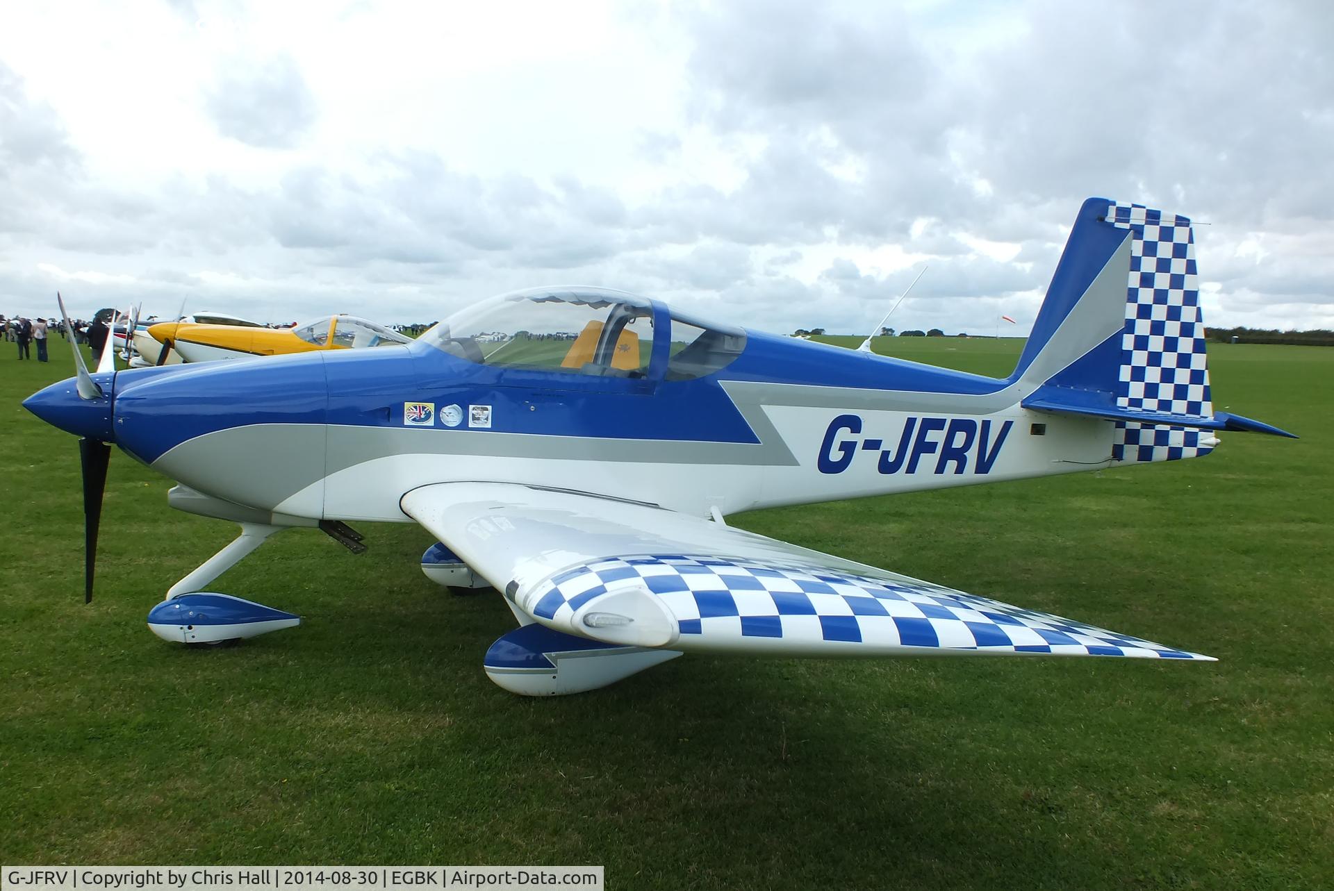 G-JFRV, 2004 Vans RV-7A C/N PFA 323-13851, at the LAA Rally 2014, Sywell