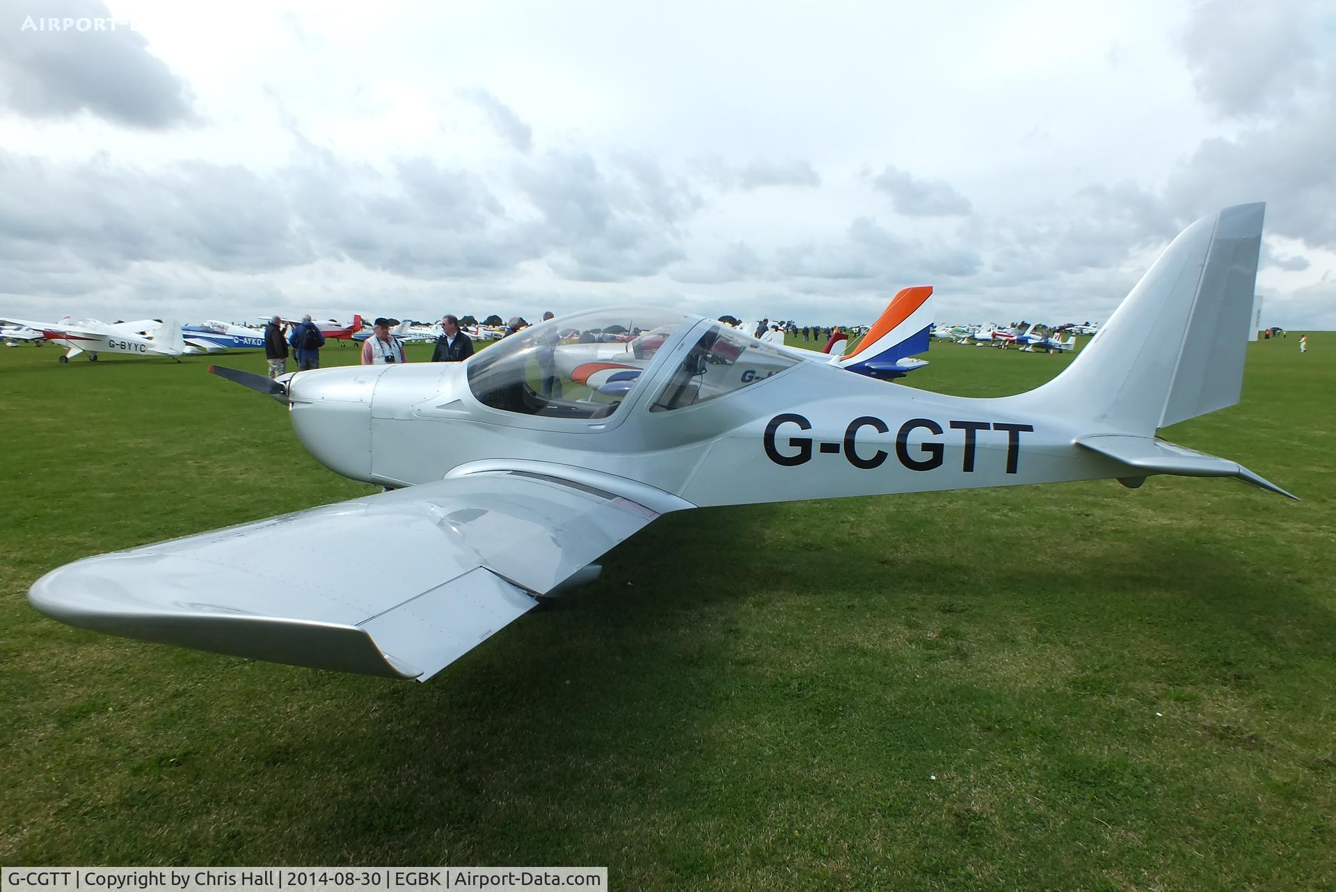 G-CGTT, 2011 Aerotechnik EV-97 Eurostar SL C/N LAA315B-14985, at the LAA Rally 2014, Sywell