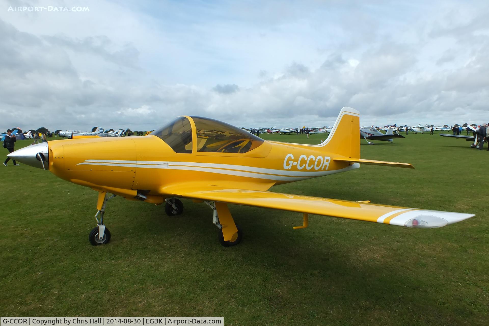G-CCOR, 2005 Sequoia F8L Falco C/N PFA 100-10588, at the LAA Rally 2014, Sywell