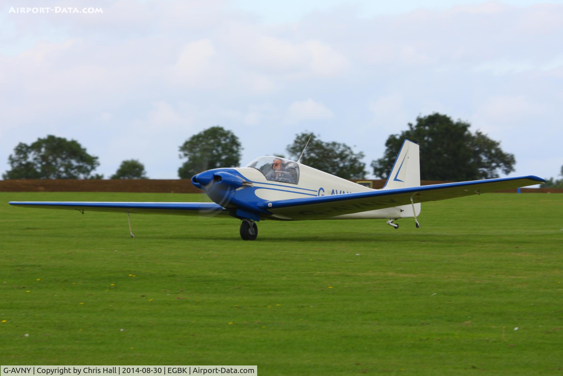 G-AVNY, 1967 Sportavia-Putzer Fournier RF-4D C/N 4029, at the LAA Rally 2014, Sywell