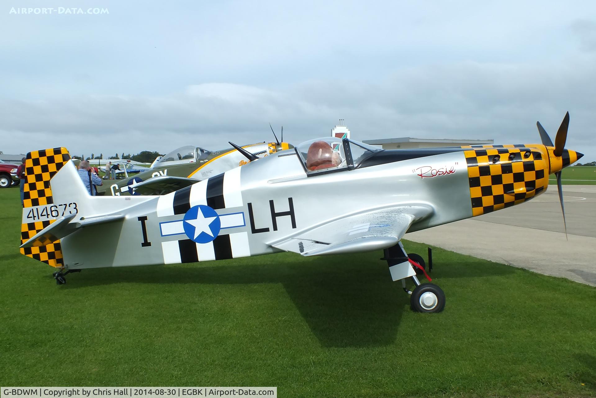 G-BDWM, 1990 Bonsall DB1 Mustang C/N PFA 073-10200, at the LAA Rally 2014, Sywell