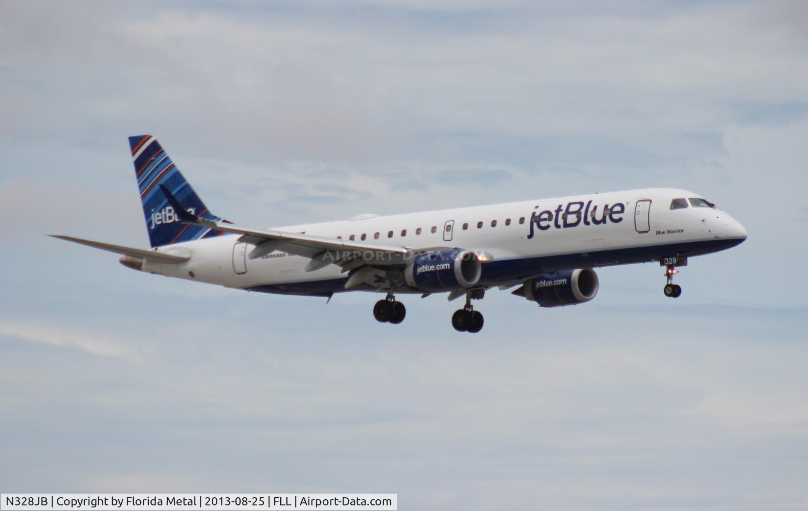 N328JB, Embraer ERJ-190-100 IGW 190AR C/N 19000422, Jet Blue E190