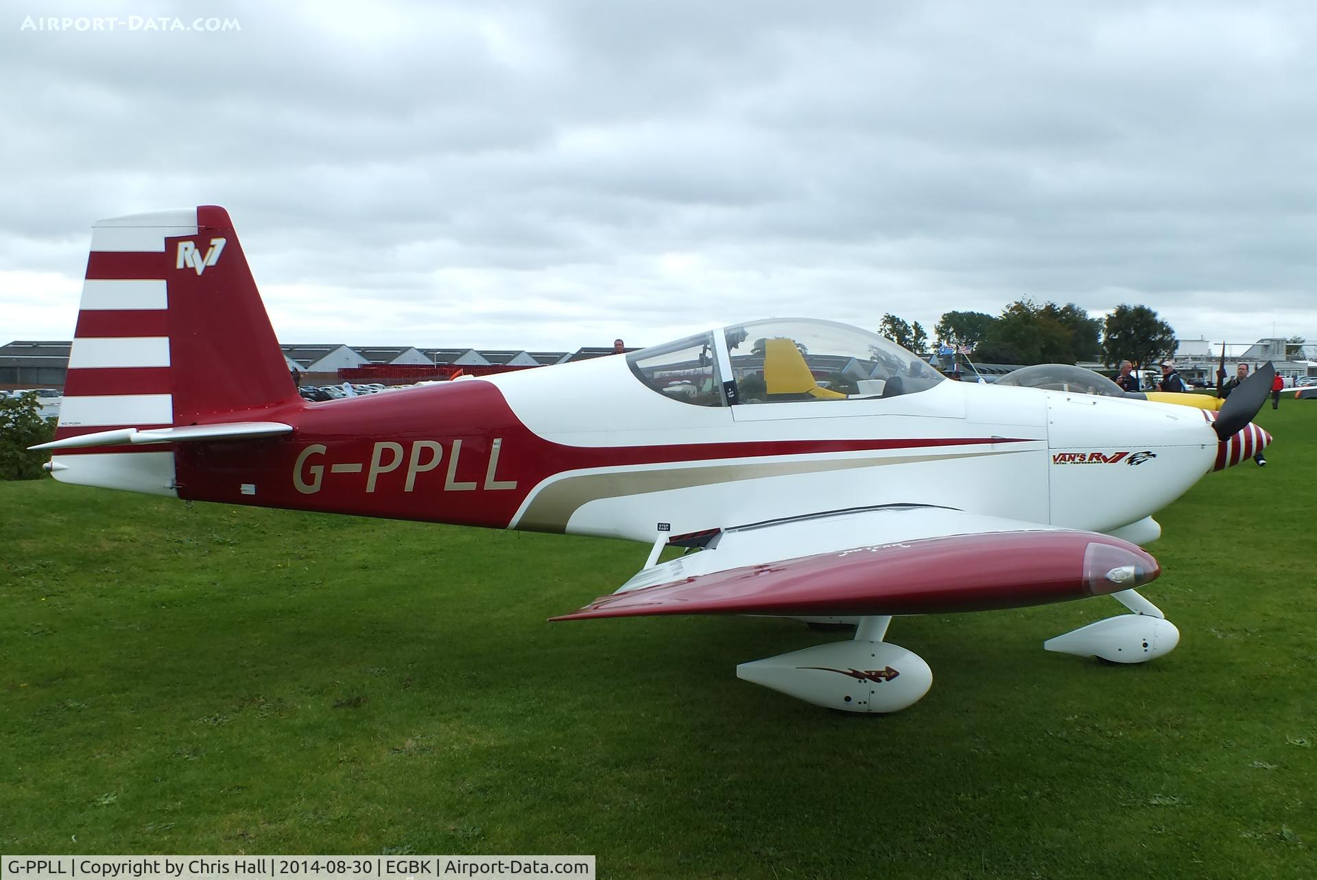 G-PPLL, 2007 Vans RV-7A C/N PFA 323-14240, at the LAA Rally 2014, Sywell
