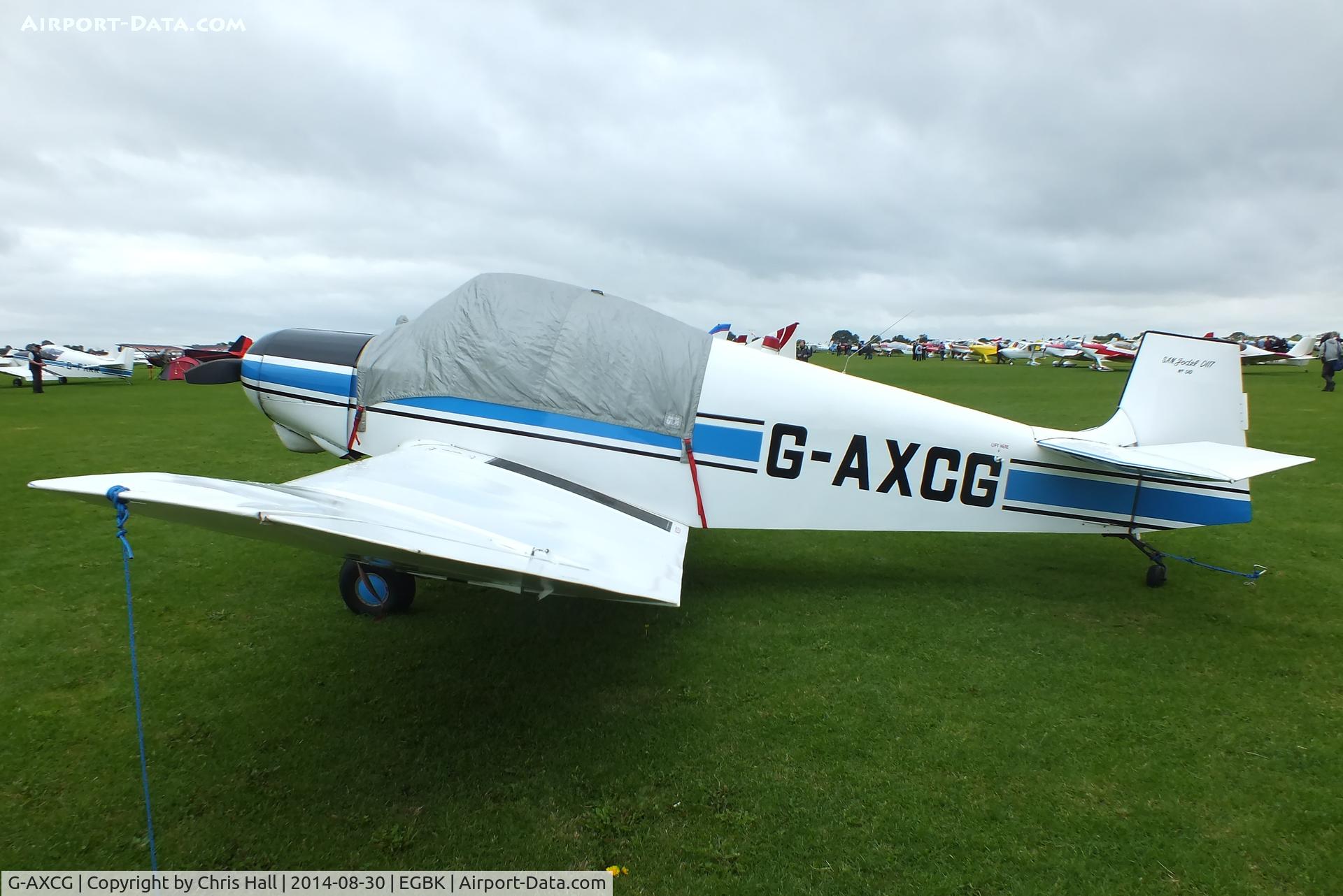 G-AXCG, 1957 SAN Jodel D-117 C/N 510, at the LAA Rally 2014, Sywell