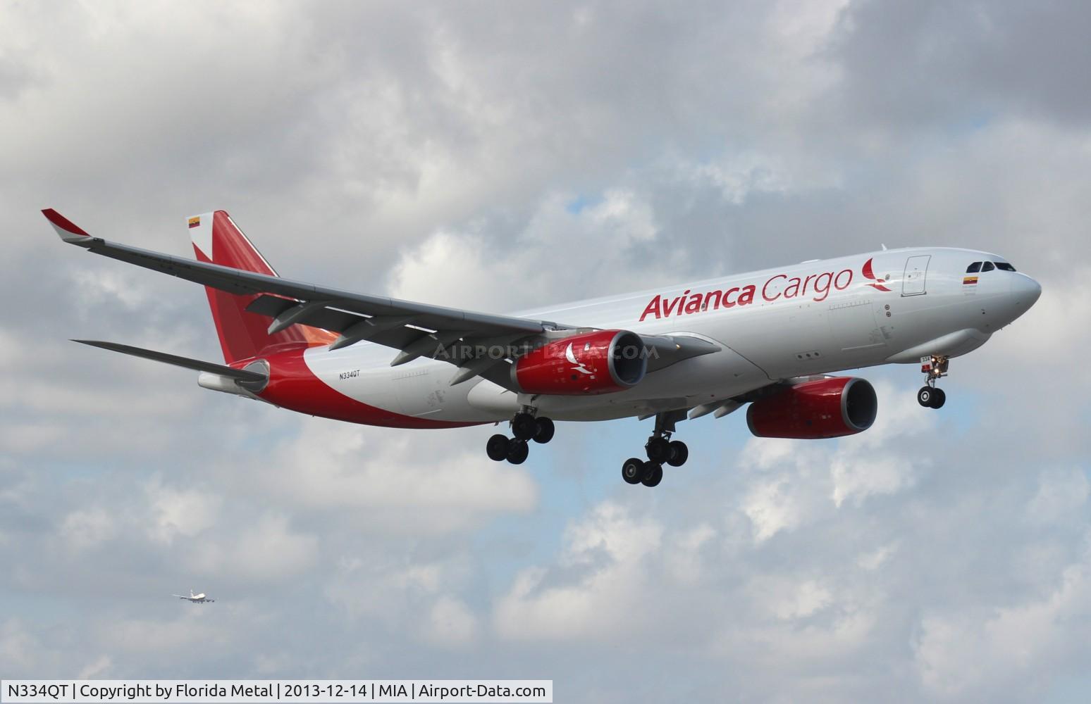 N334QT, 2013 Airbus A330-243F C/N 1448, Avianca Cargo A330-200