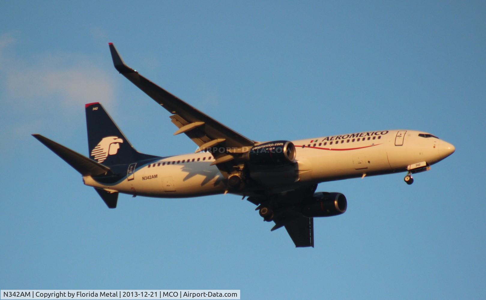 N342AM, 2005 Boeing 737-8Z9 C/N 34262, Aeromexico 737-800