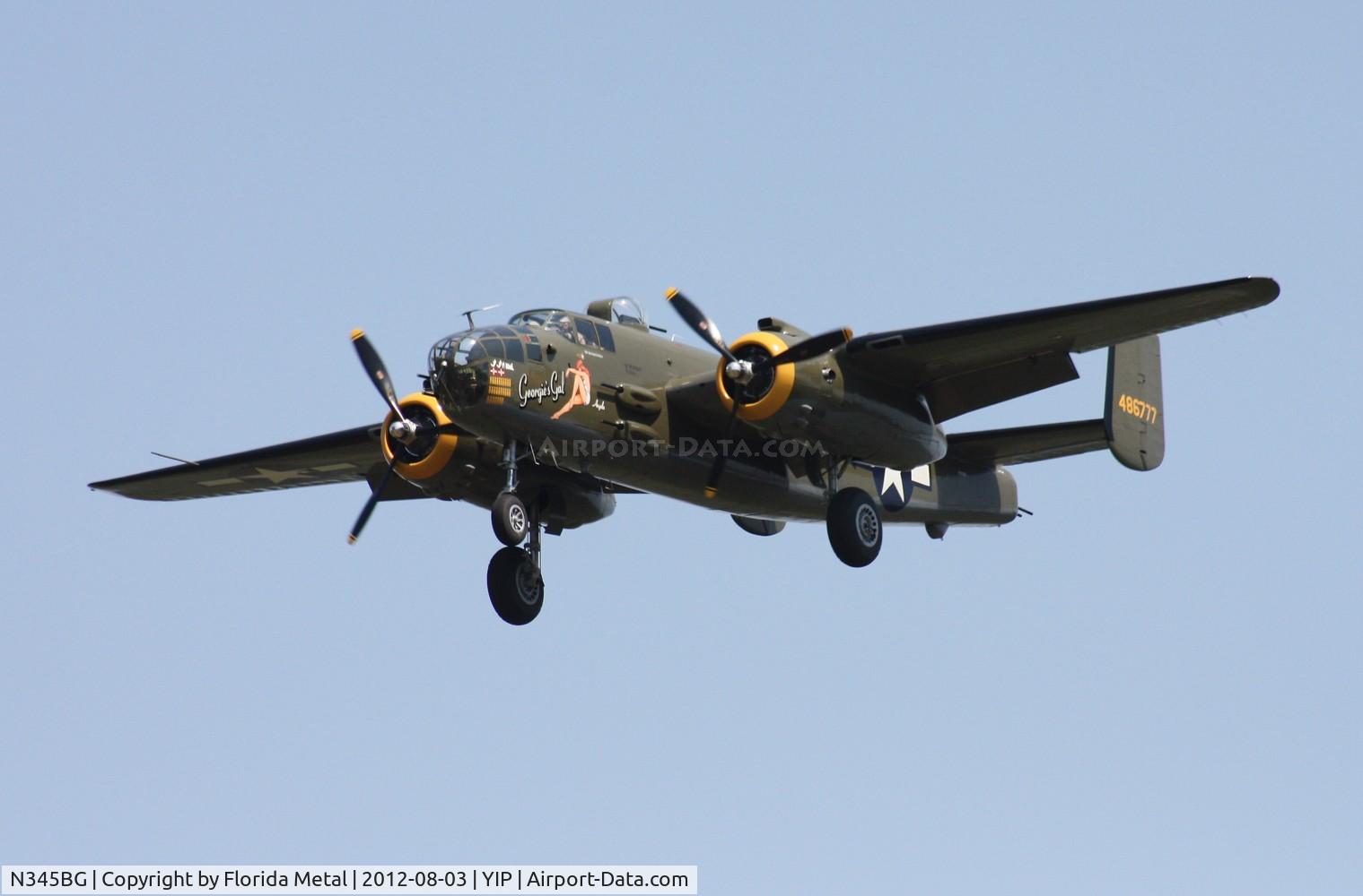 N345BG, 1944 North American TB-25N Mitchell C/N 108-47531, Georgie's Gal B-25