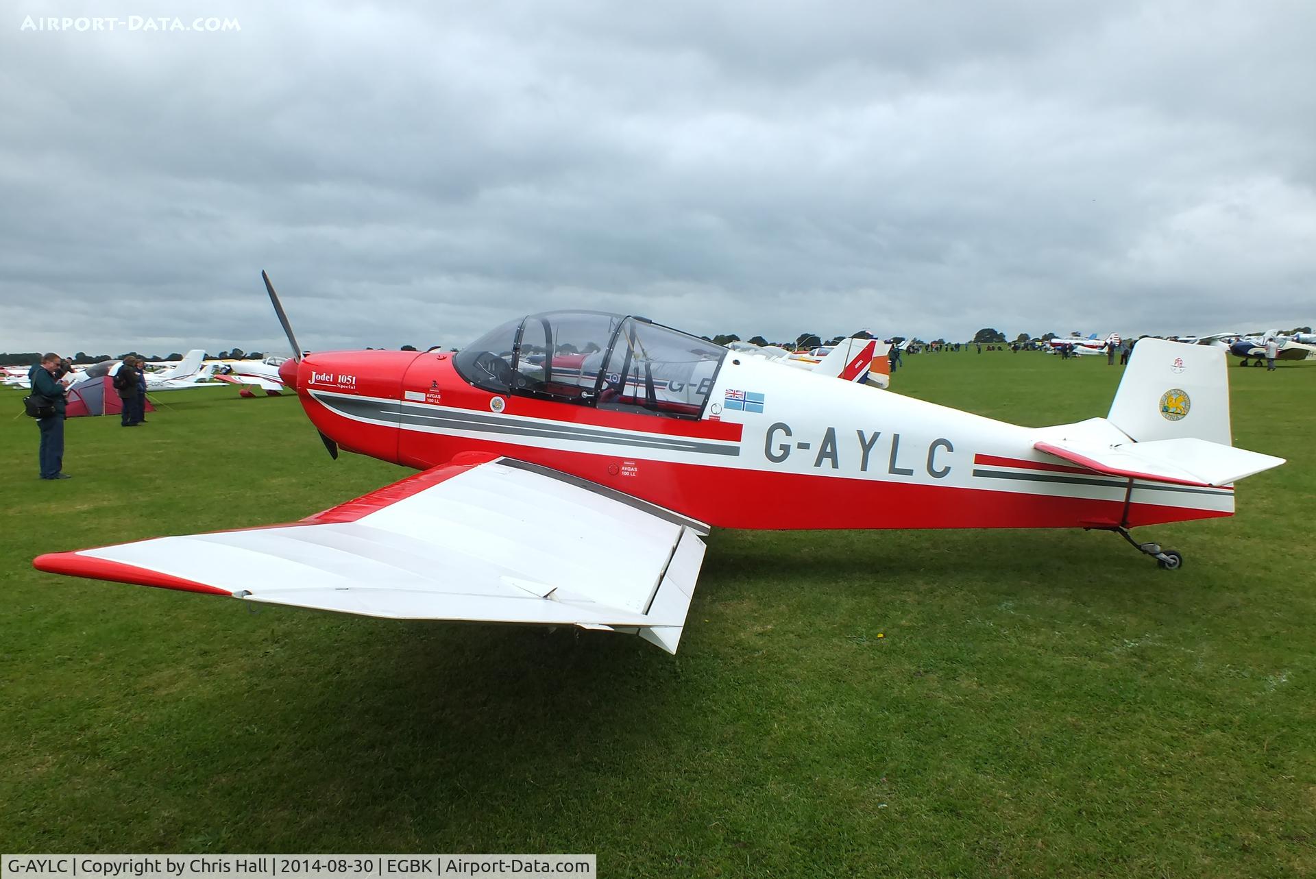 G-AYLC, 1964 CEA Jodel DR-1051 Ambassadeur C/N 536, at the LAA Rally 2014, Sywell