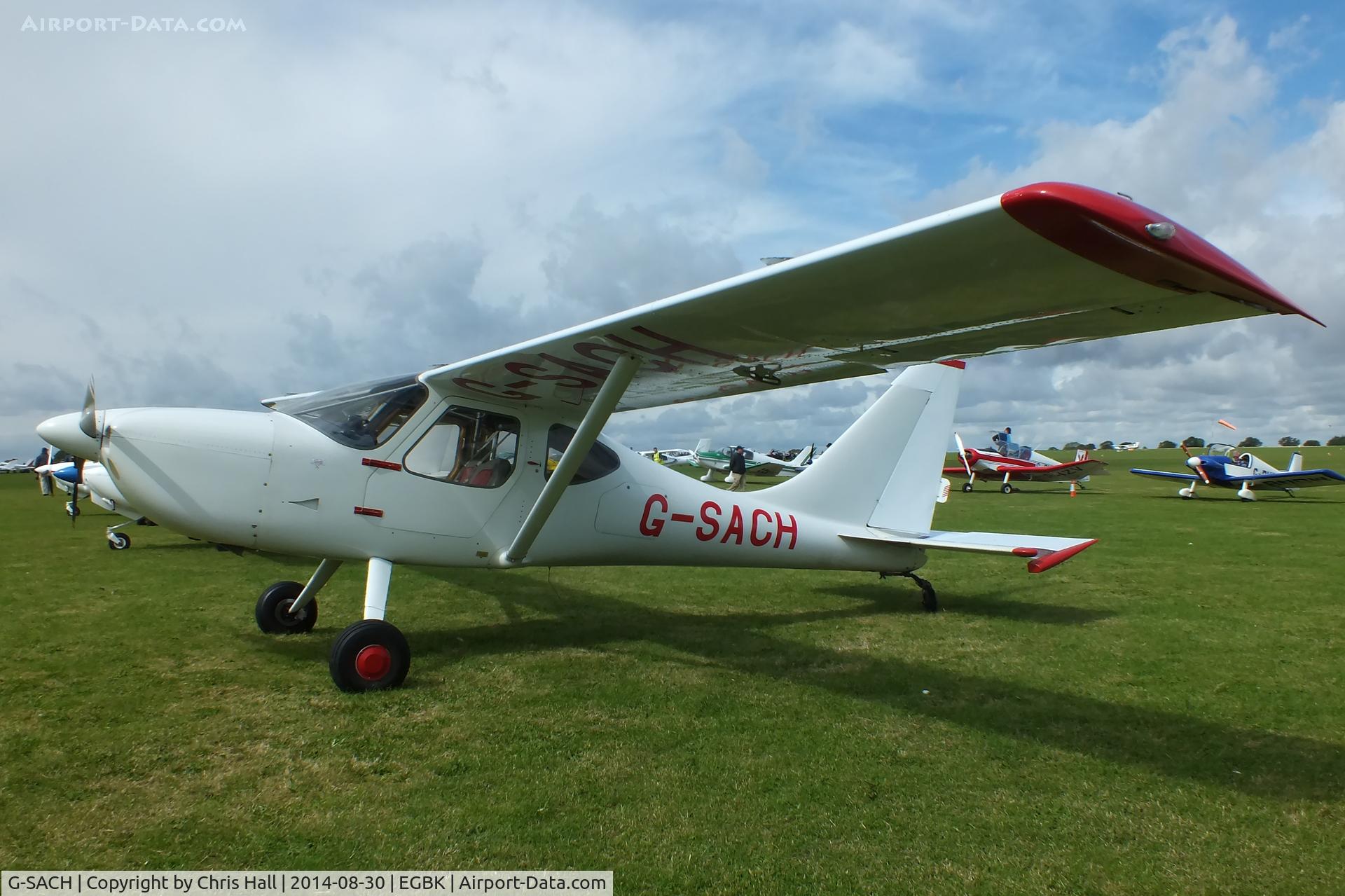 G-SACH, 2002 Stoddard-Hamilton Glastar C/N PFA 295-13088, at the LAA Rally 2014, Sywell