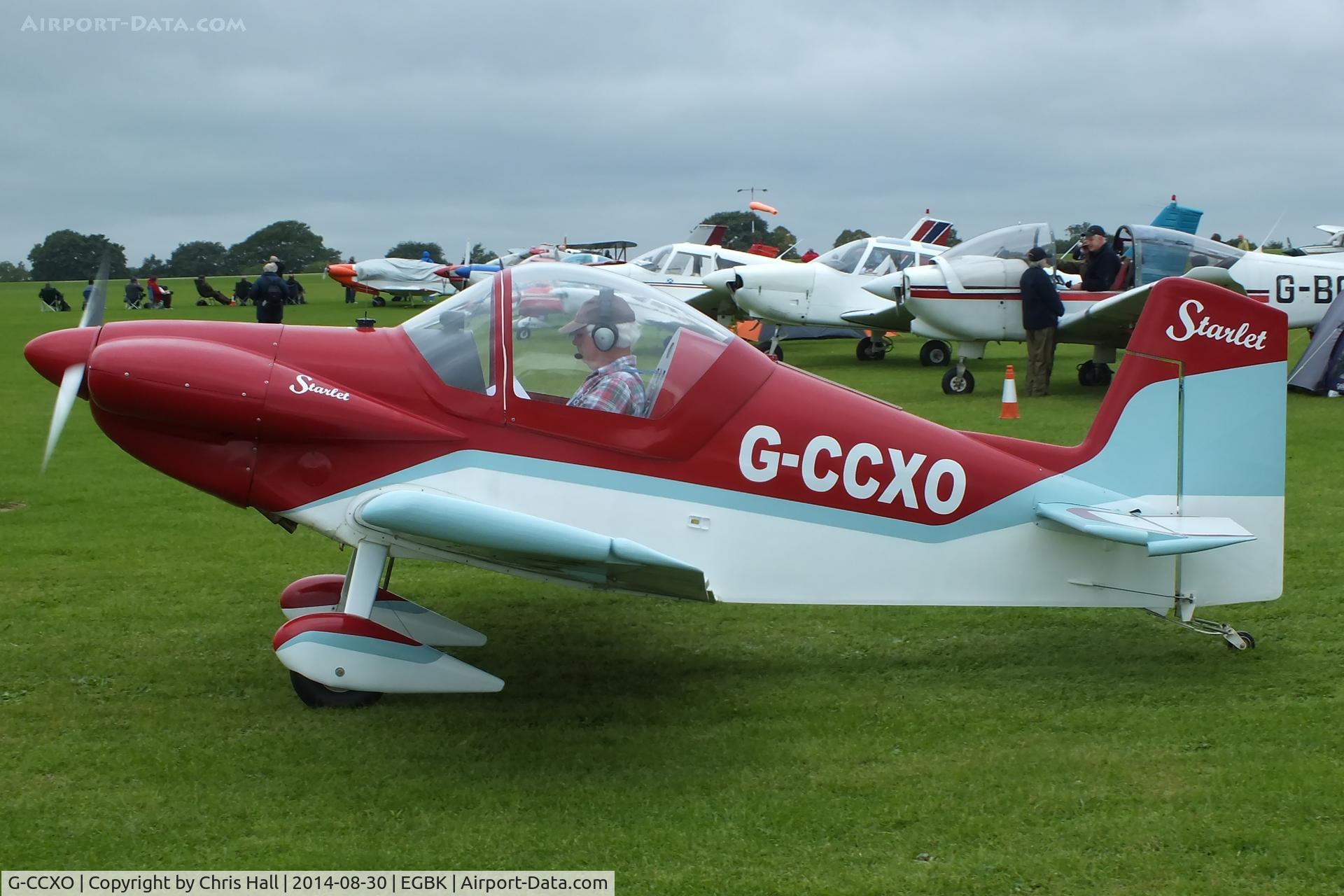 G-CCXO, 2004 Corby CJ-1 Starlet C/N PFA 134-13267, at the LAA Rally 2014, Sywell
