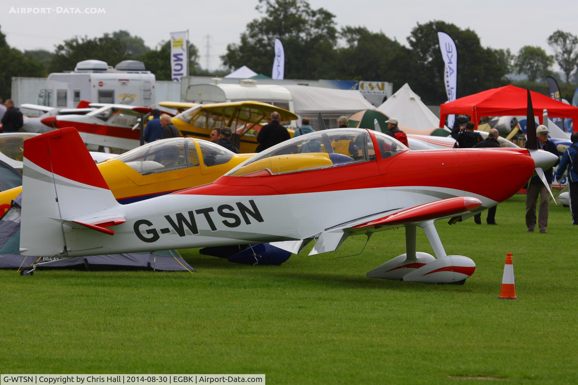 G-WTSN, 2013 Vans RV-8 C/N LAA 303-14943, at the LAA Rally 2014, Sywell