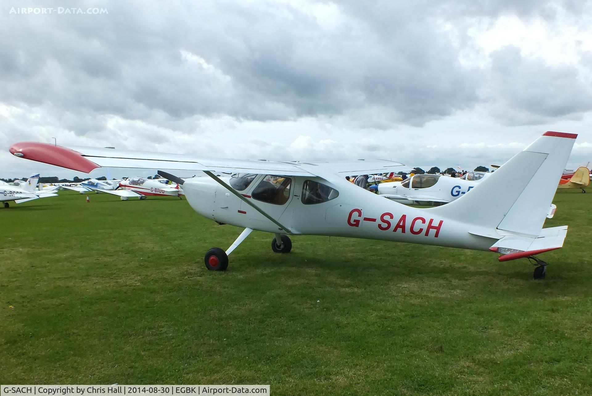 G-SACH, 2002 Stoddard-Hamilton Glastar C/N PFA 295-13088, at the LAA Rally 2014, Sywell