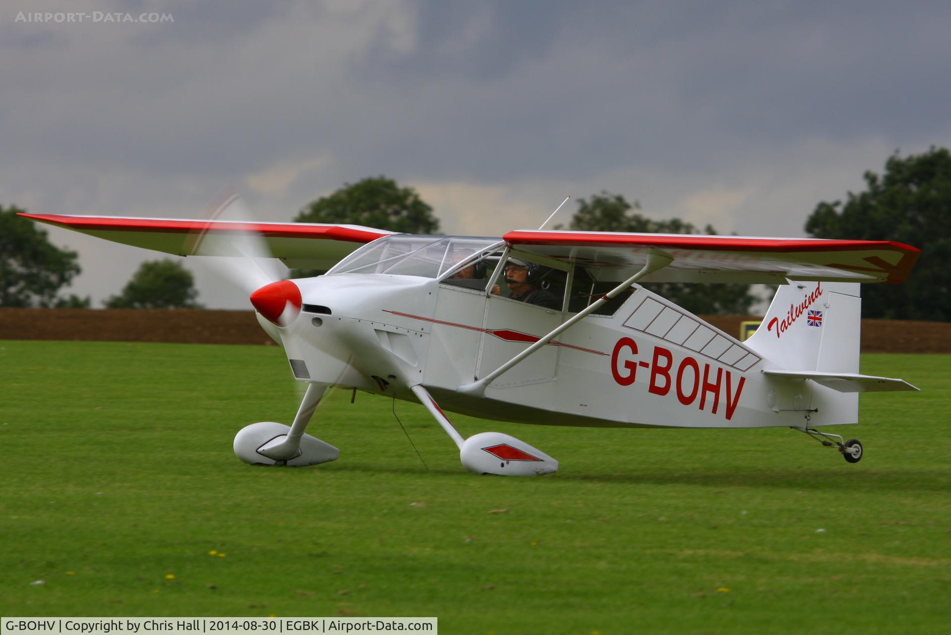 G-BOHV, 1990 Wittman W-8 Tailwind C/N PFA 031-11151, at the LAA Rally 2014, Sywell