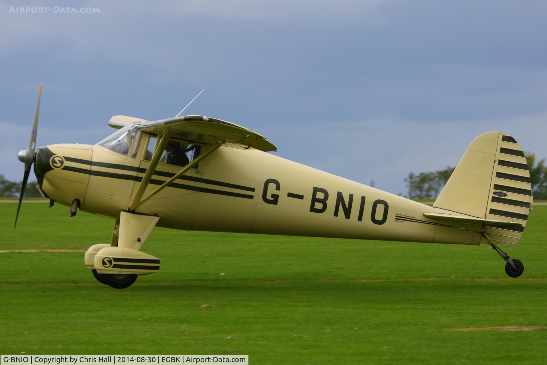 G-BNIO, 1946 Luscombe 8A C/N 2120, at the LAA Rally 2014, Sywell