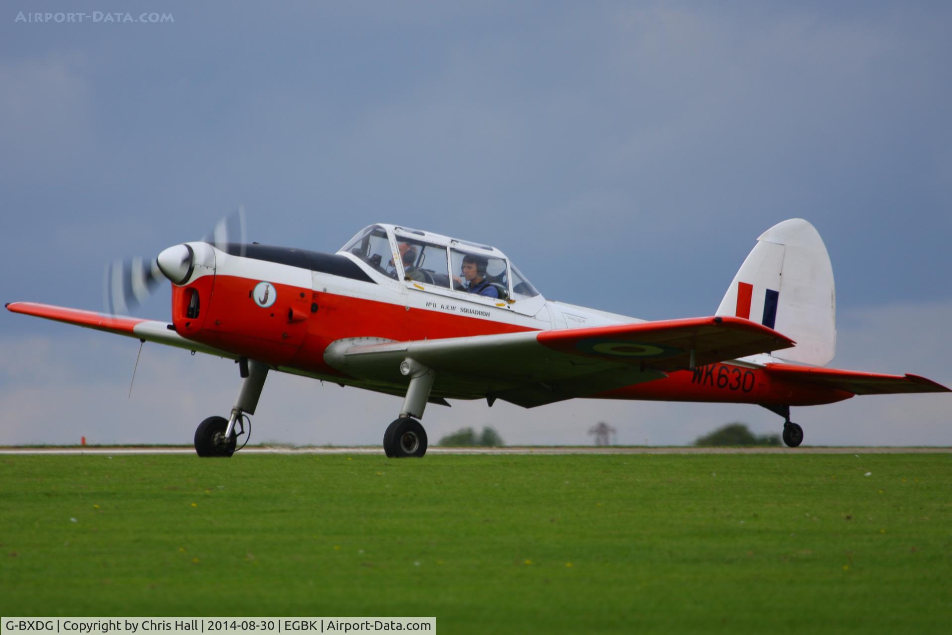 G-BXDG, 1950 De Havilland DHC-1 Chipmunk T.10 C/N C1/0644, at the LAA Rally 2014, Sywell