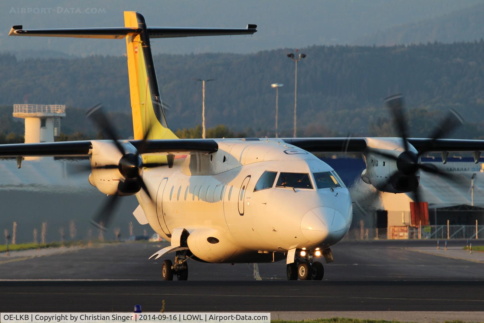 OE-LKB, 1995 Dornier 328-110 C/N 3036, t/o rwy 08