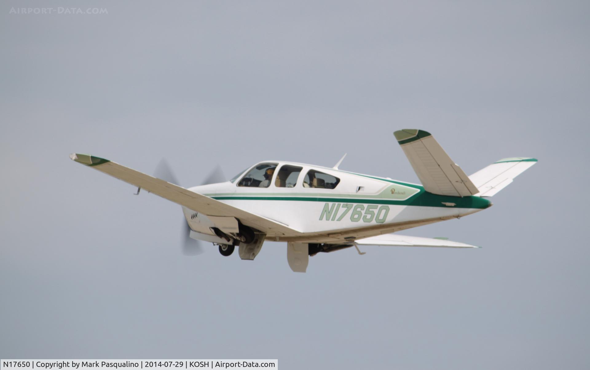 N17650, 1977 Beech V35B Bonanza C/N D-9993, Beech V35B
