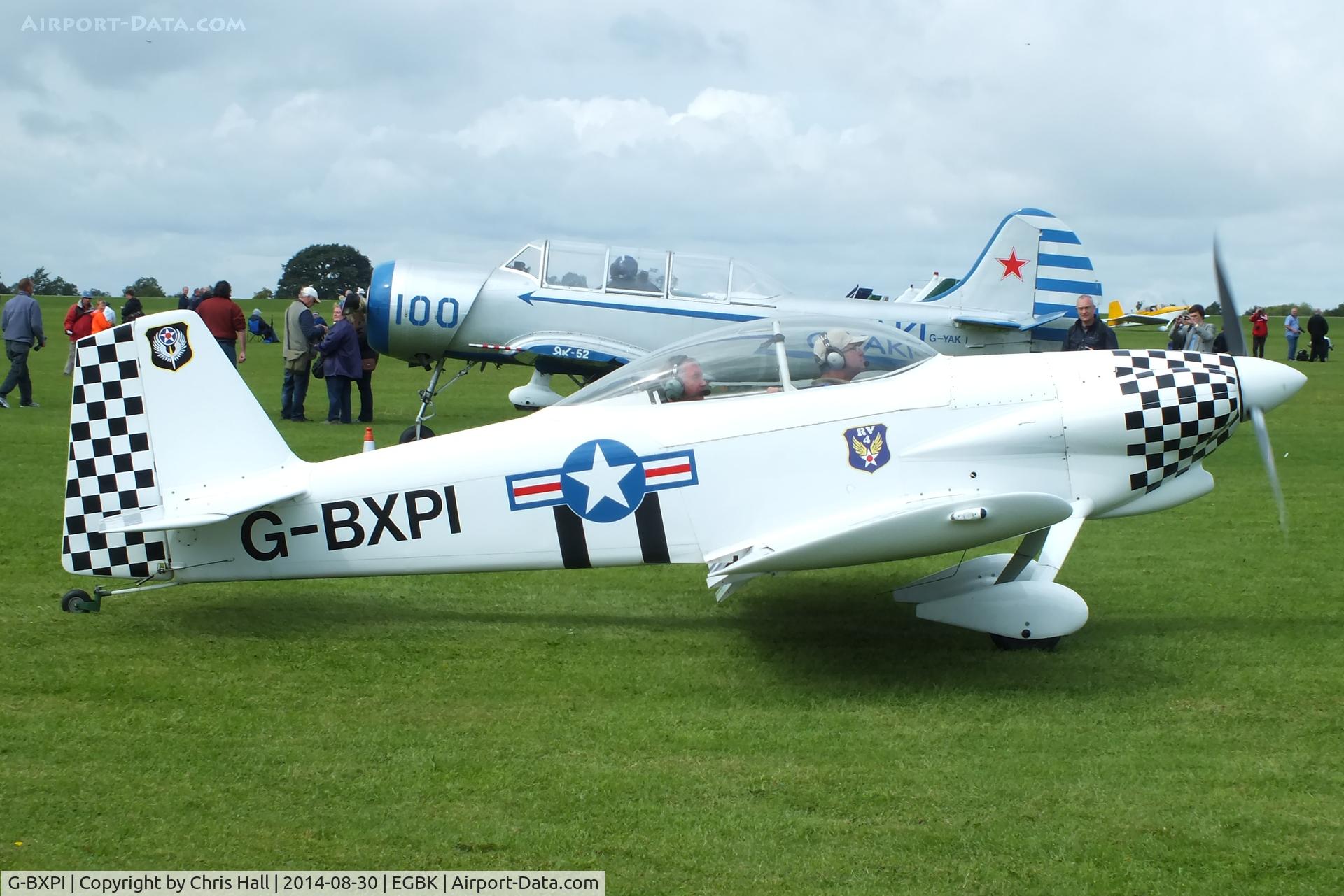 G-BXPI, 1998 Vans RV-4 C/N PFA 181-12426, at the LAA Rally 2014, Sywell