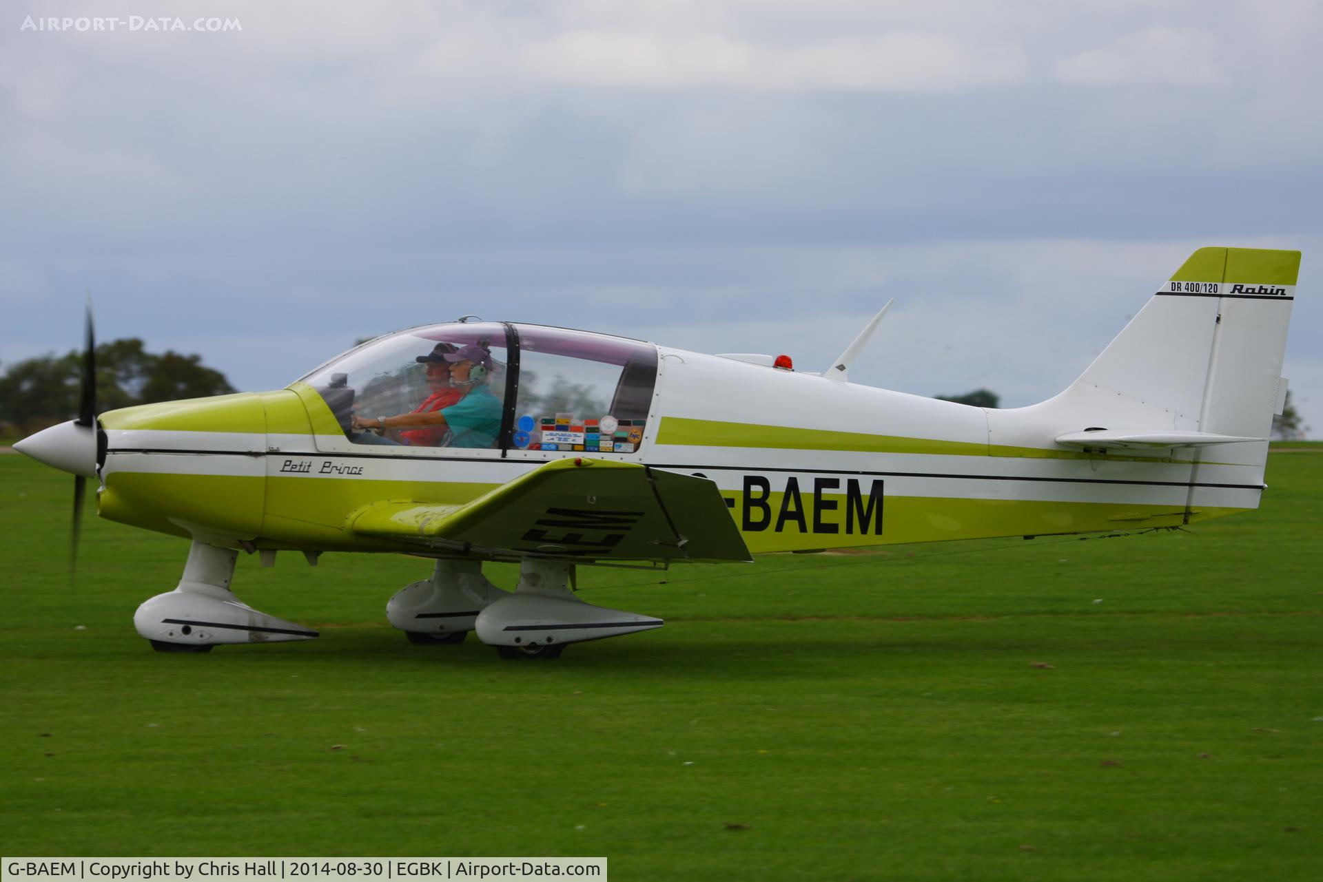 G-BAEM, 1972 Robin DR-400-120 Petit Prince C/N 728, at the LAA Rally 2014, Sywell