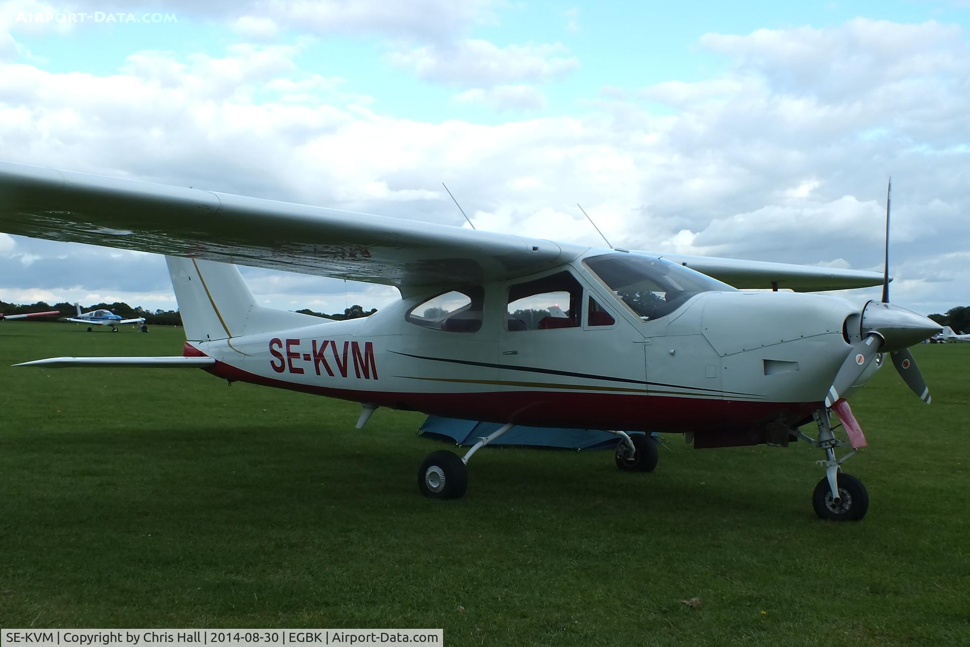 SE-KVM, Cessna F177RG C/N 0115, at the LAA Rally 2014, Sywell