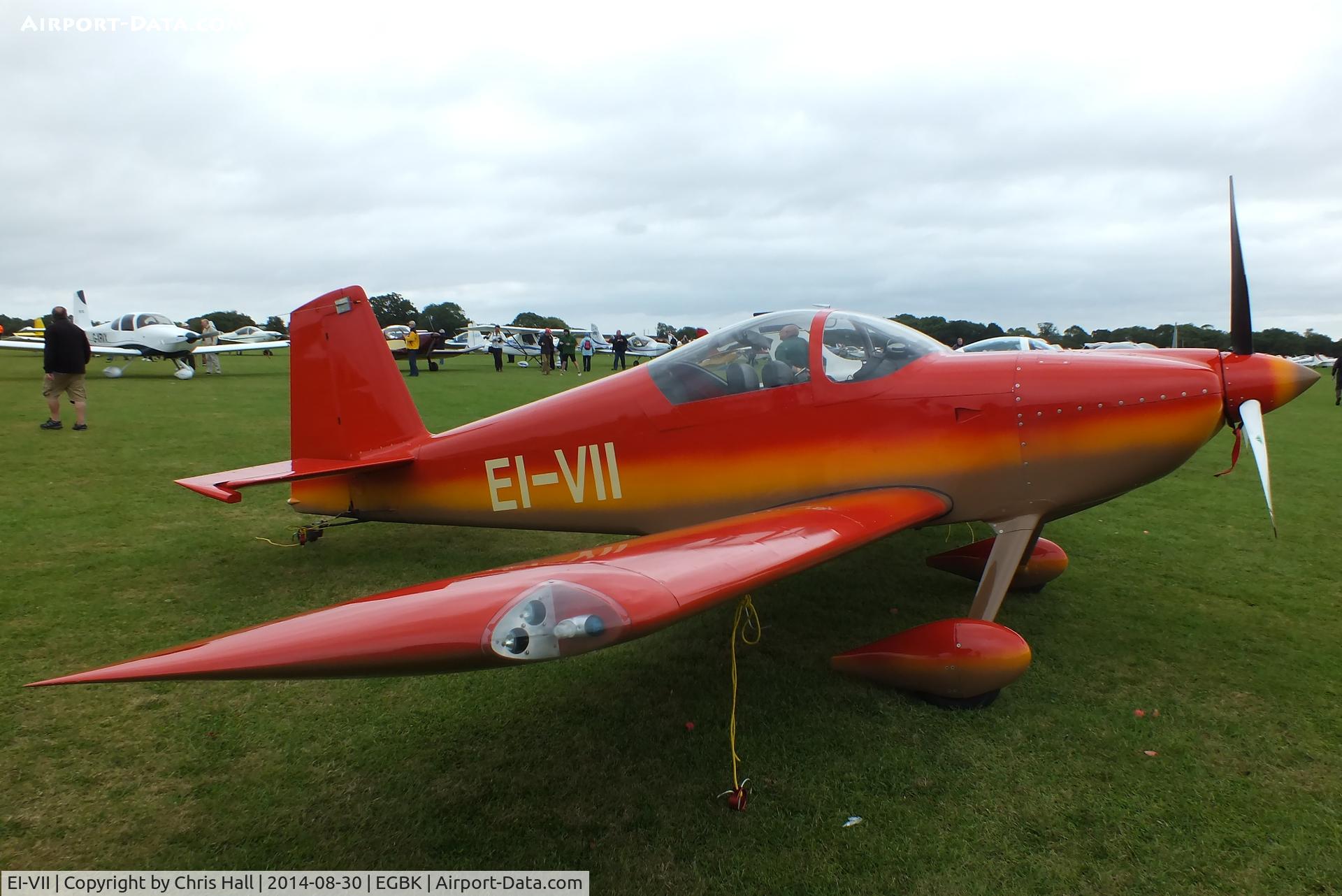 EI-VII, Vans RV-7 C/N 73114, at the LAA Rally 2014, Sywell