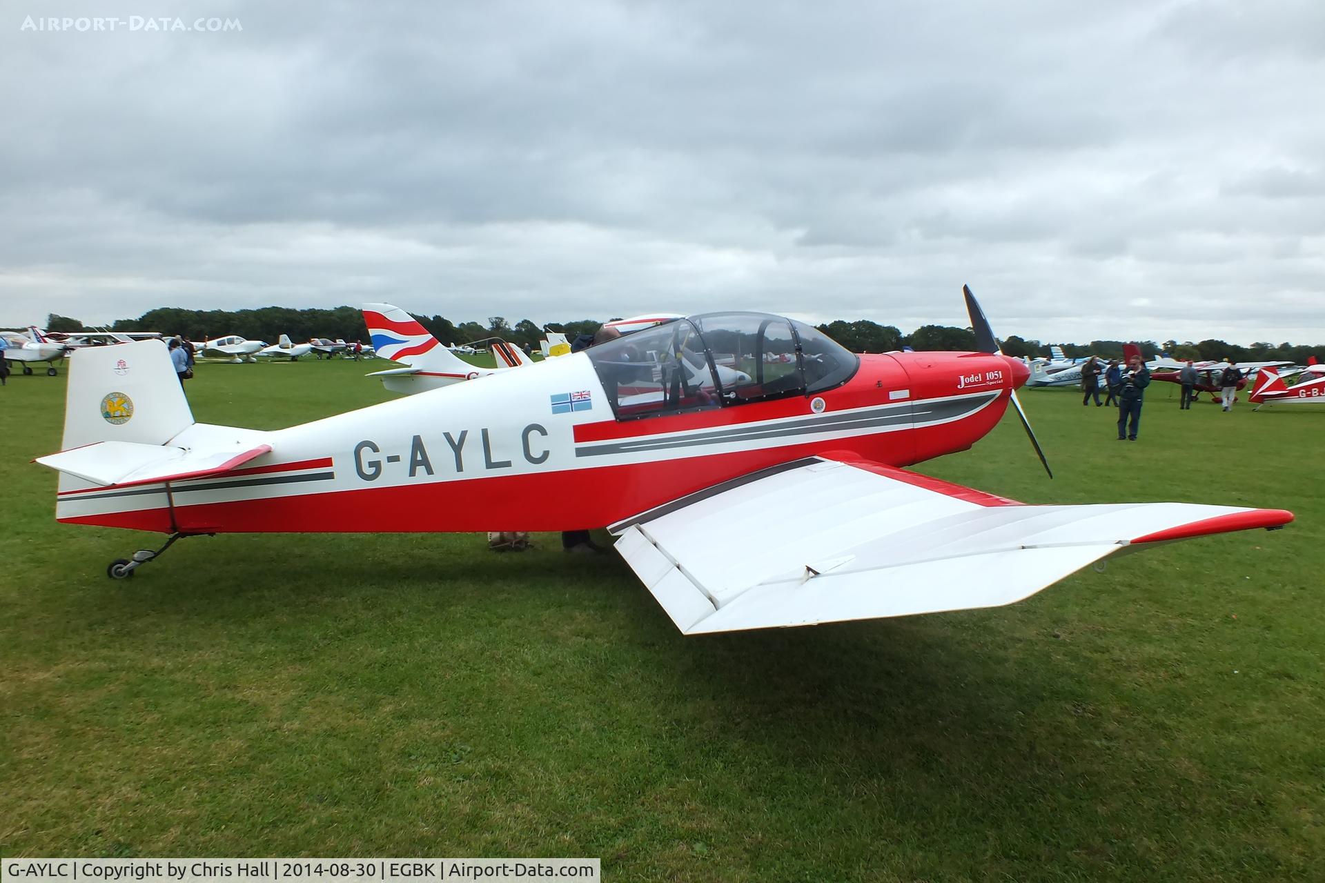G-AYLC, 1964 CEA Jodel DR-1051 Ambassadeur C/N 536, at the LAA Rally 2014, Sywell