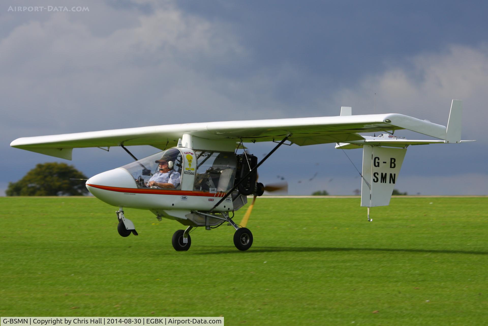 G-BSMN, 1990 CFM Streak Shadow C/N PFA 161-11656, at the LAA Rally 2014, Sywell